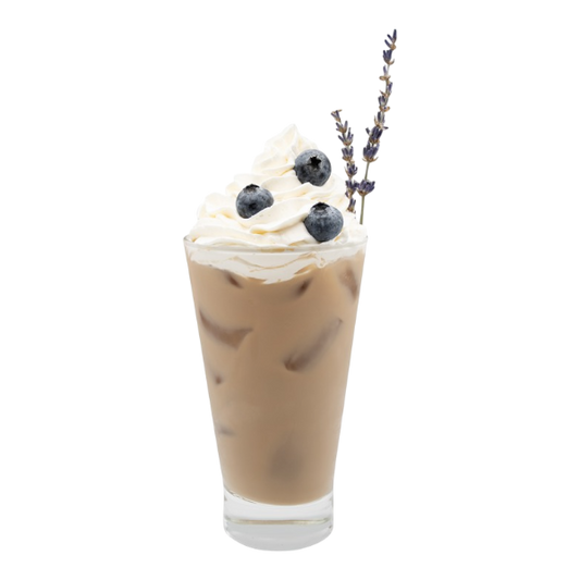 Blueberry Lavender Iced Coffee