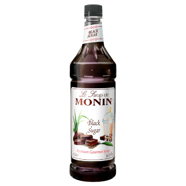 Sucre Noir Sirop MONIN, caisse de 4x1L