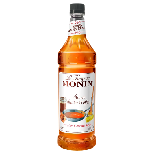 Beurre Toffee Brun Sirop MONIN, caisse de 4x1L