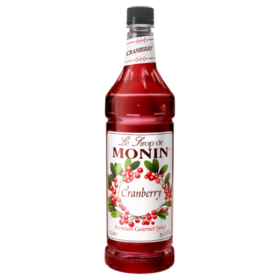 Cranberry Syrup MONIN, case of 4x1L