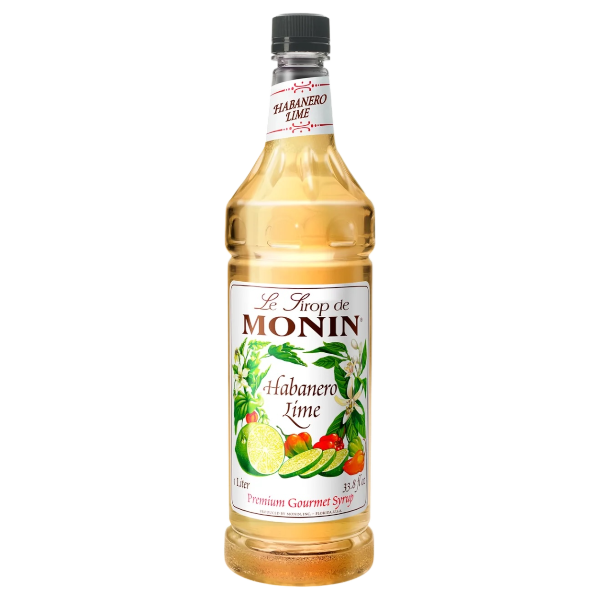 Lime Habanero Syrup MONIN, case of 4x1L