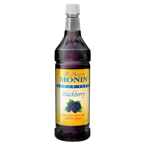 Raspberry Blue Sugar Free Syrup MONIN, case of 4x1L