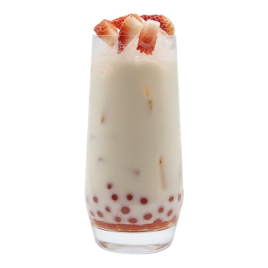 Peach Berry Boba Tea