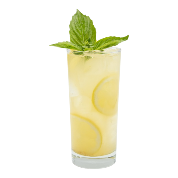 Sparkling Basil Yuzu Lemonade