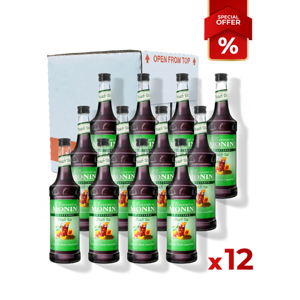 Sirop de thé à la pêche MONIN, 0,75L