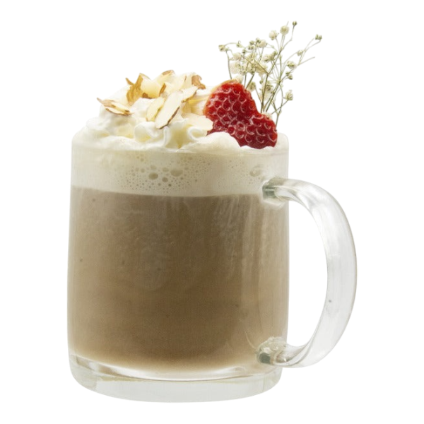 Strawberry Rose Almond Latte