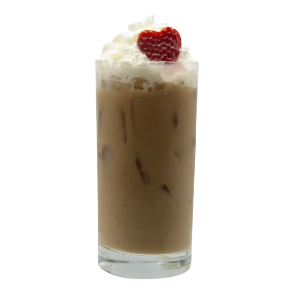 Strawberry Rose Cold Brew Iced Latte