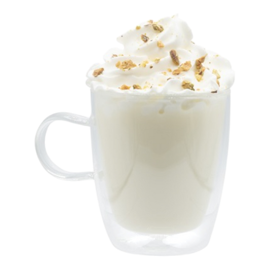 White Chocolate Pistachio Steamer