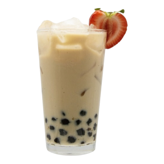 black berry sugar boba milk tea