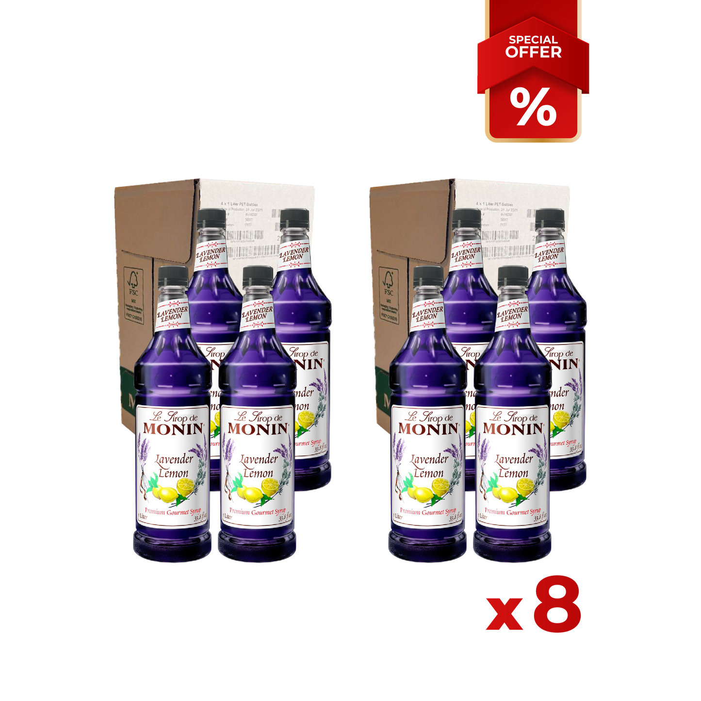 Sirop de Lavande au Citron MONIN 1L