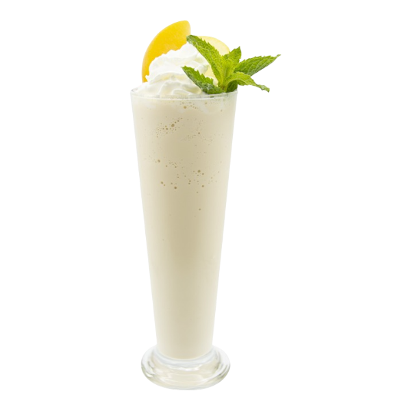 Thé frappé à la pêche et à la vanille