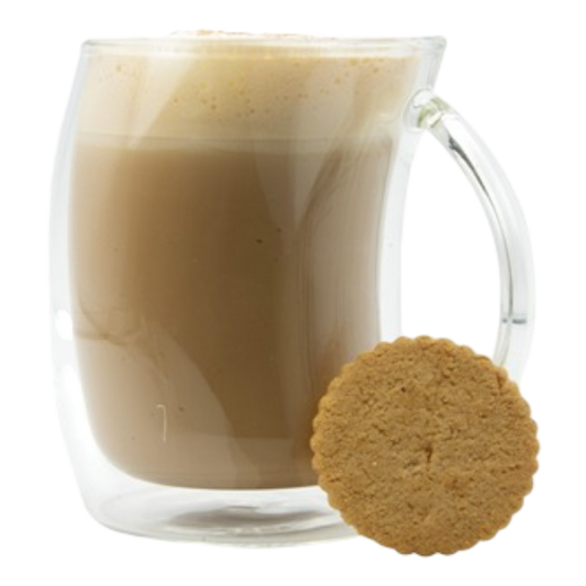 Moravian Cookie Crumble Latte
