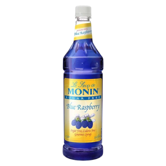 Blue Raspberry Syrup Sugar Free MONIN, 1L