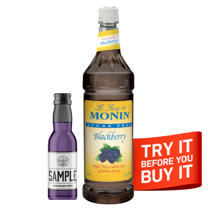 Blackberry Syrup Sugar Free MONIN, 1L