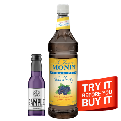 Blackberry Syrup Sugar Free MONIN, 1L