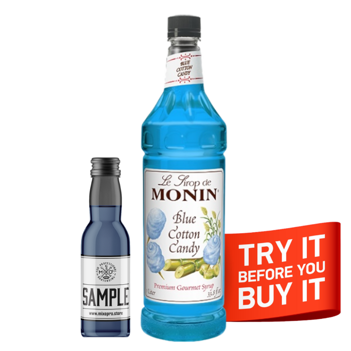 Blue Cotton Candy Syrup MONIN, 1L