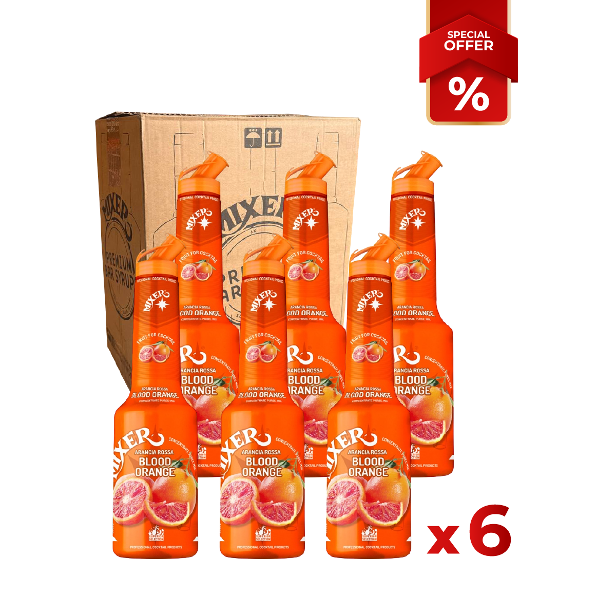 Blood Orange Fruit Syrup Puree MIXER B2B
