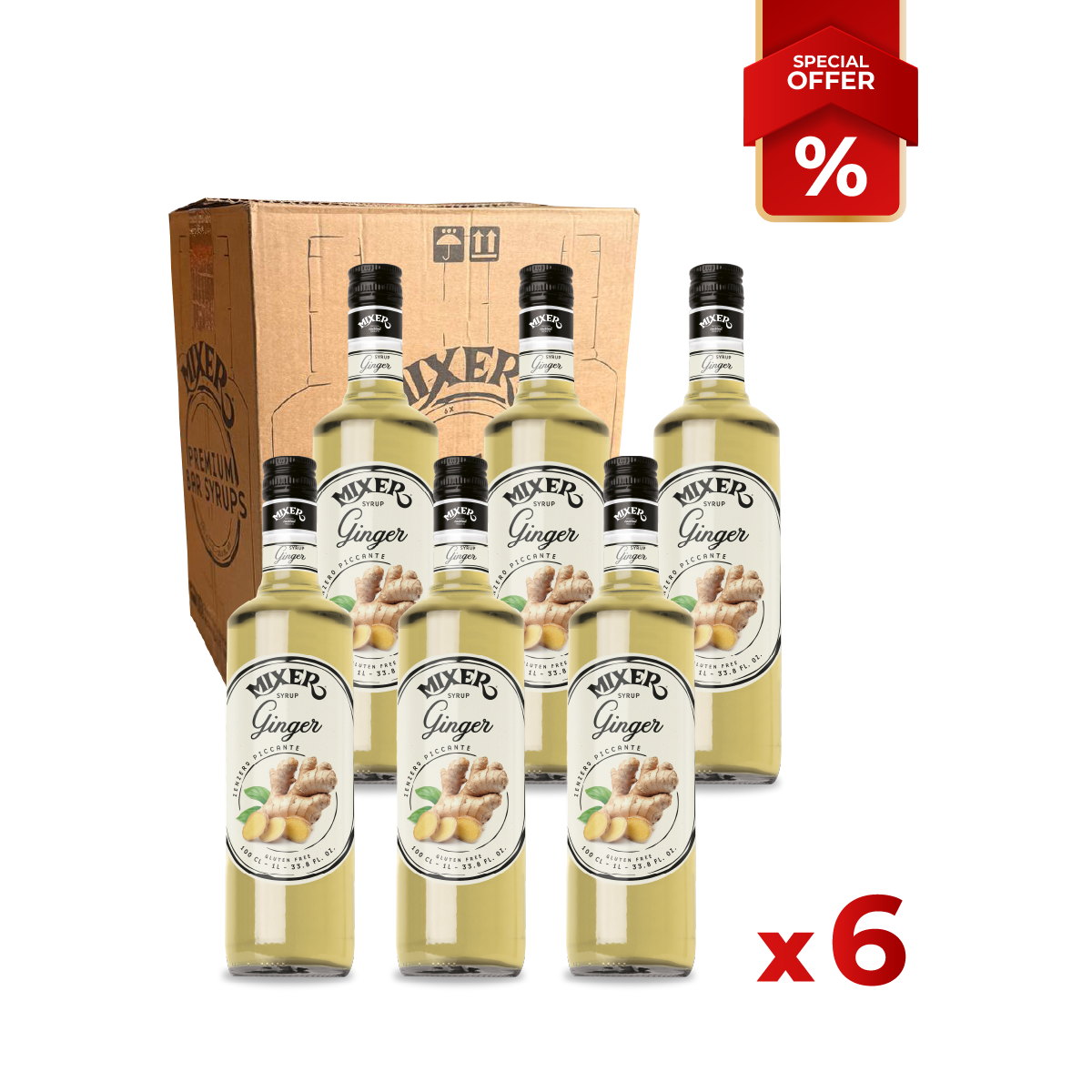 Ginger Syrup MIXER, 1L