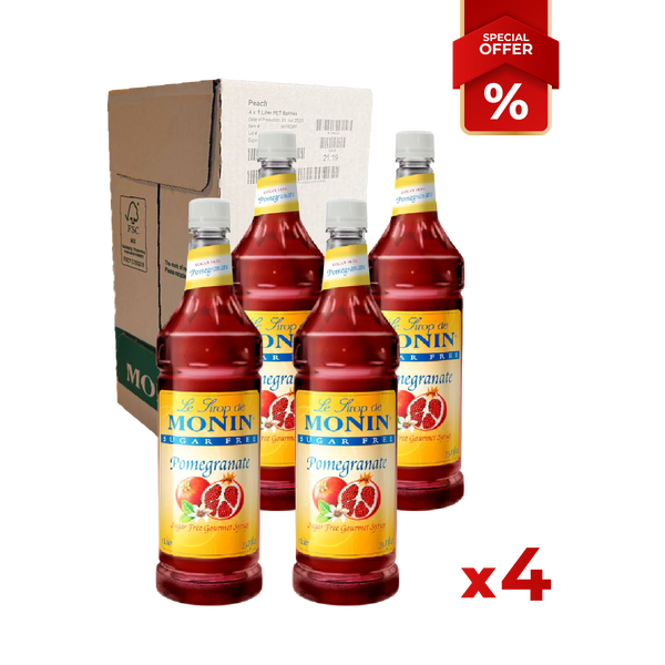 Pomegranate Syrup Sugar Free MONIN, 1L