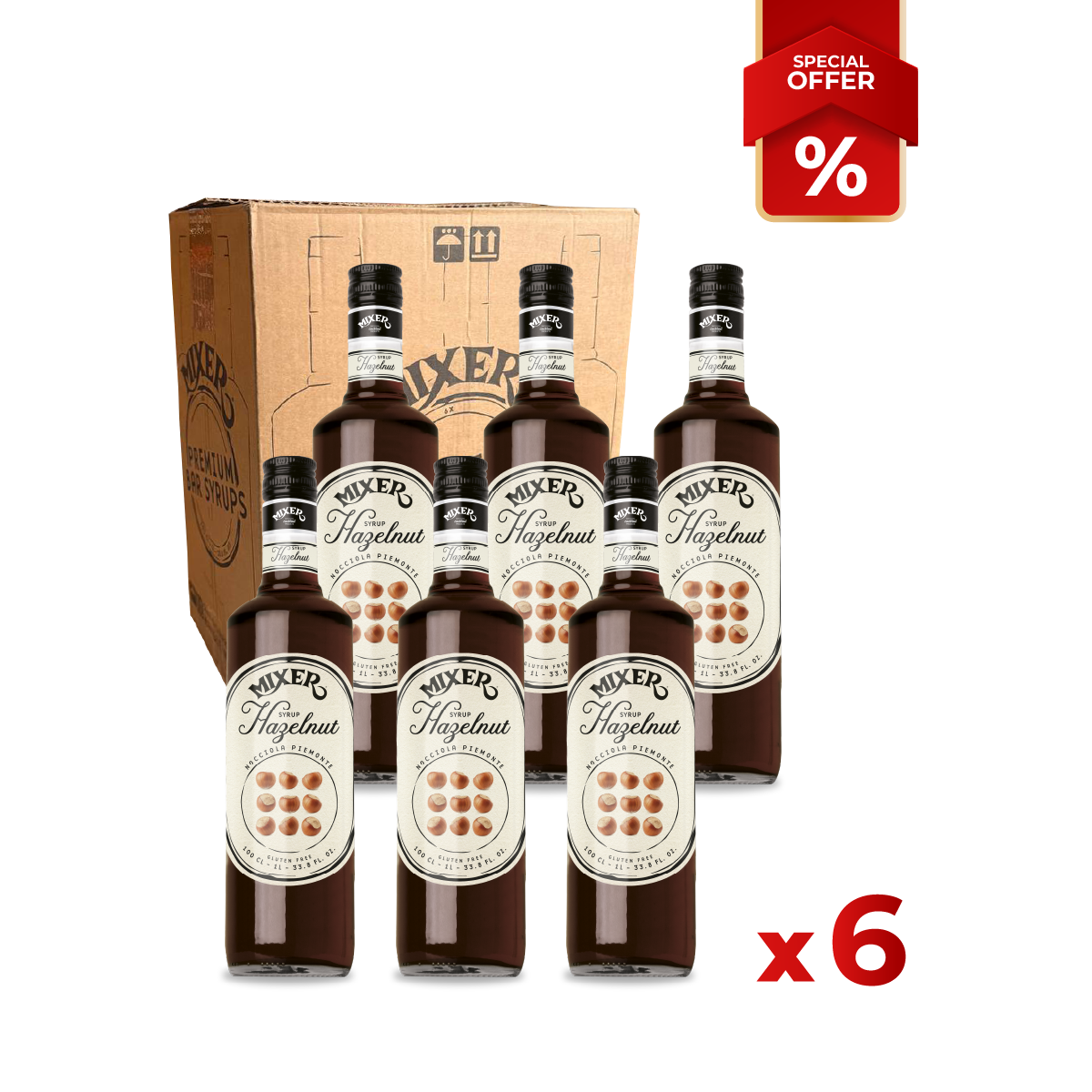 Hazelnut Syrup MIXER, 1L