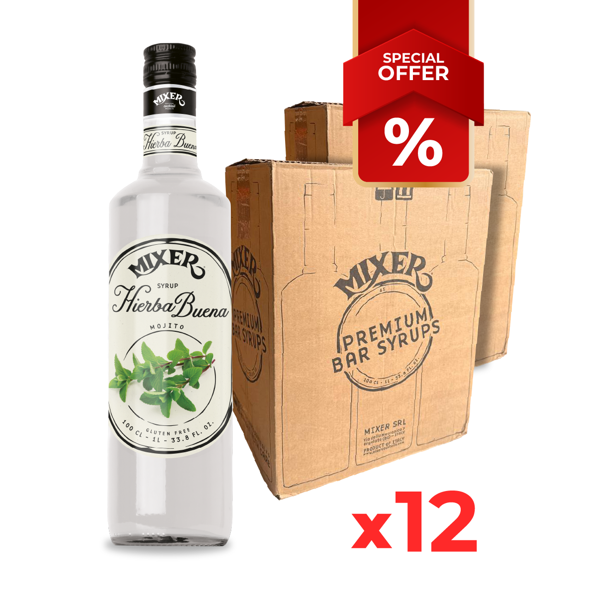 Hierba Buena - Mojito Syrup MIXER, 1L