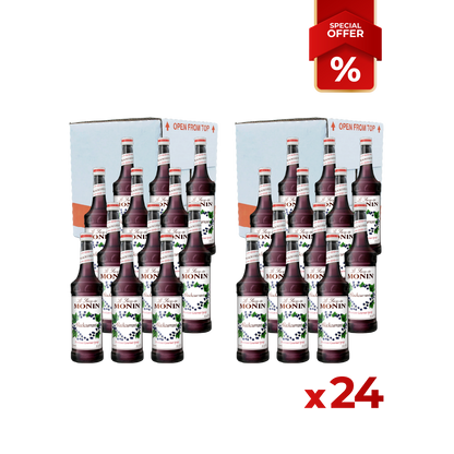Blackcurrant Syrup MONIN, 0,75L Bundle
