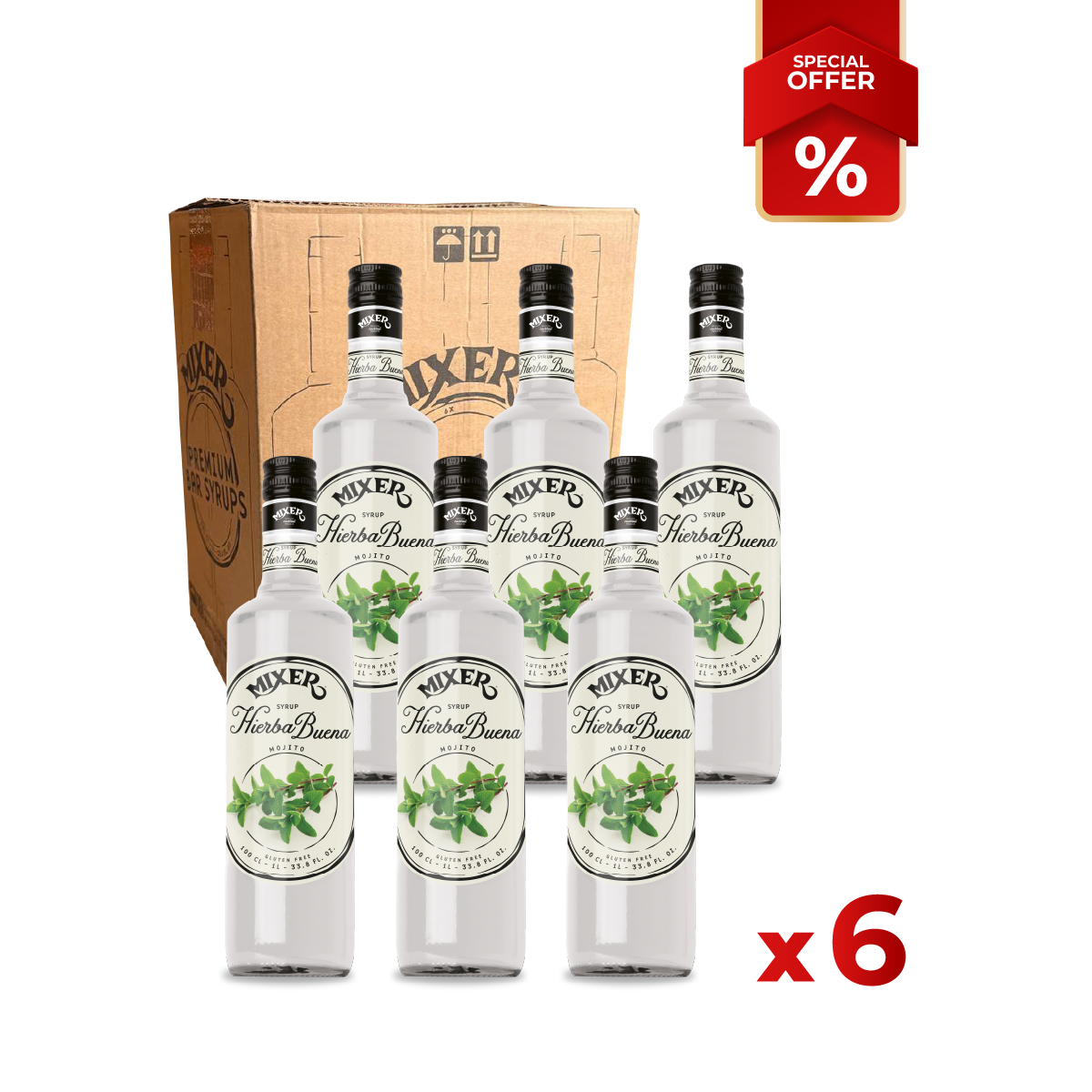 Hierba Buena - Mojito Syrup MIXER, 1L