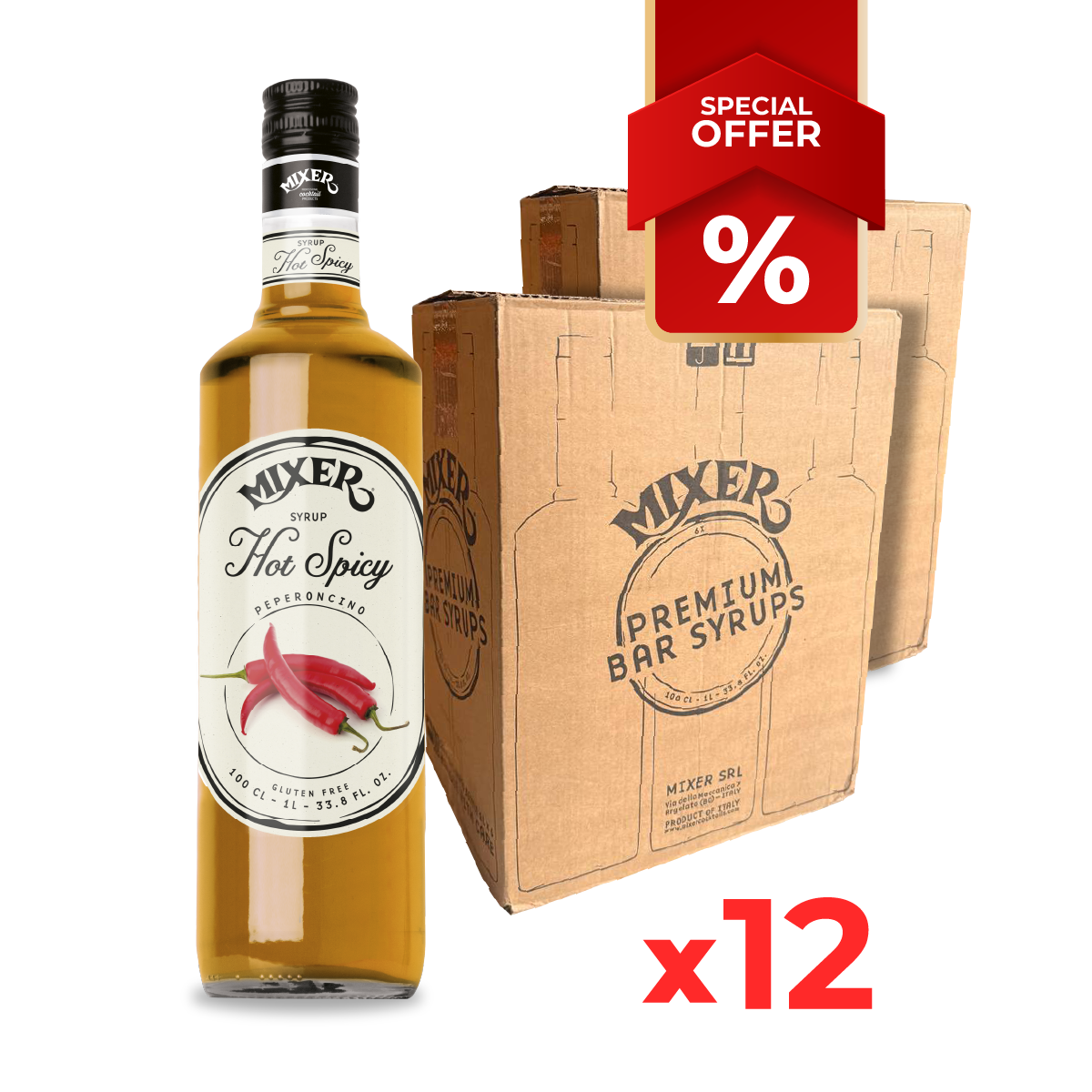 Hot Spicy Syrup MIXER, 1L