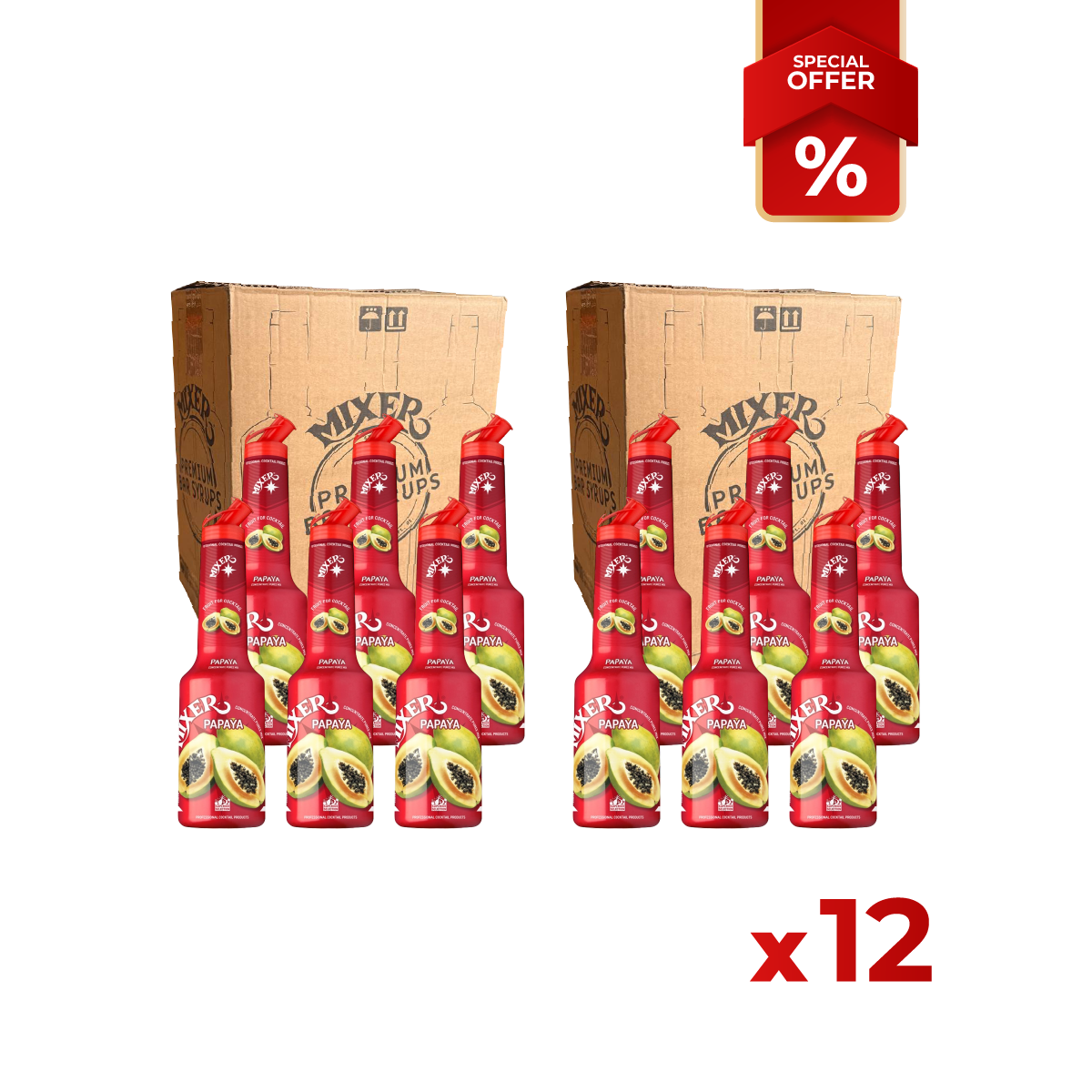 Papaya Fruit Syrup Puree MIXER B2B