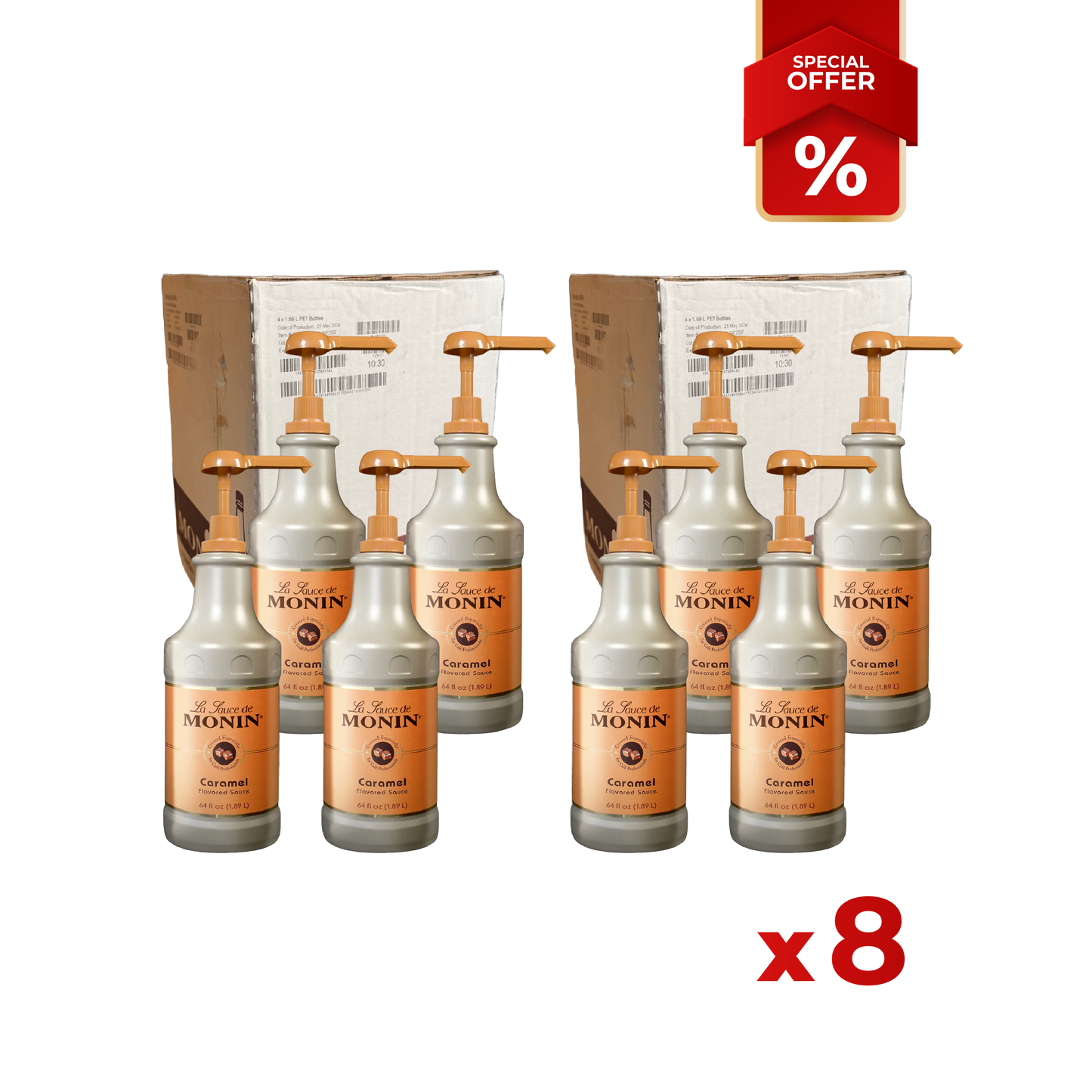 Sauce Topping Caramel MONIN, 64oz/1,89L