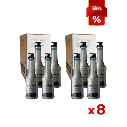 Purée de sirop de myrtille MONIN, 1L B2B