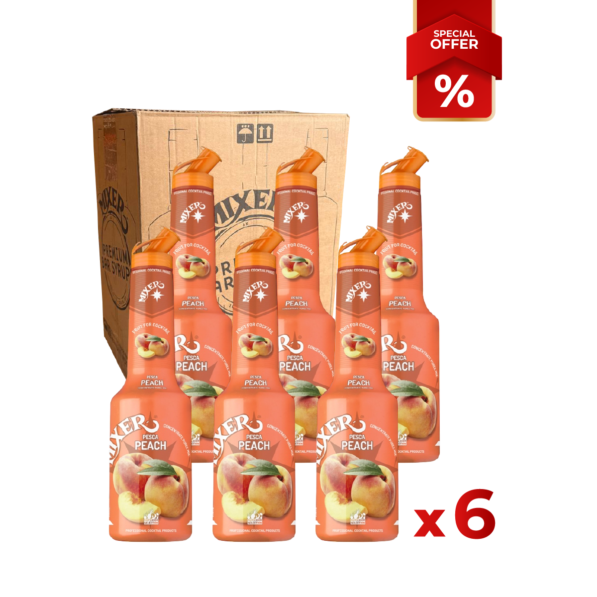 Peach Fruit Syrup Puree MIXER B2B
