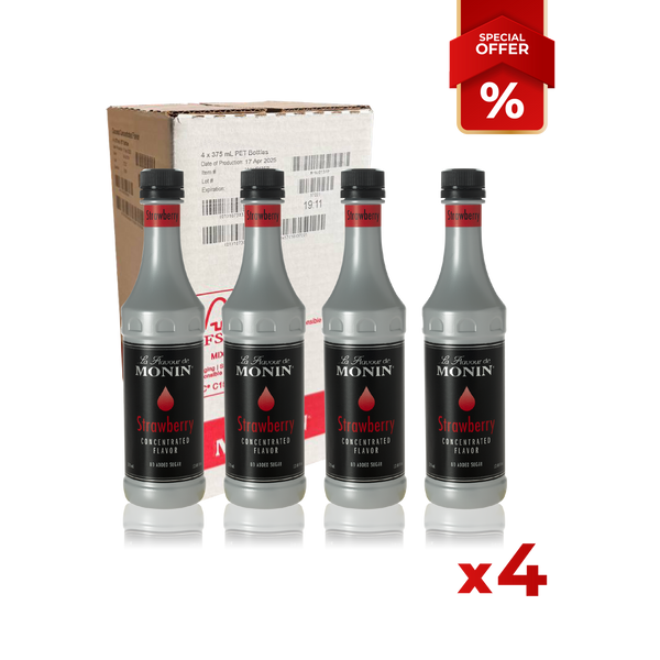 Concentré de saveur de fraise MONIN, 375 ml