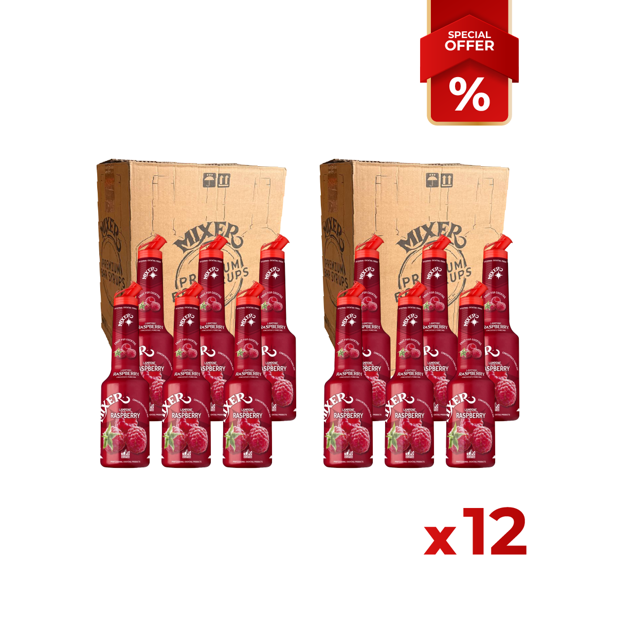 Raspberry Fruit Syrup Puree MIXER B2B