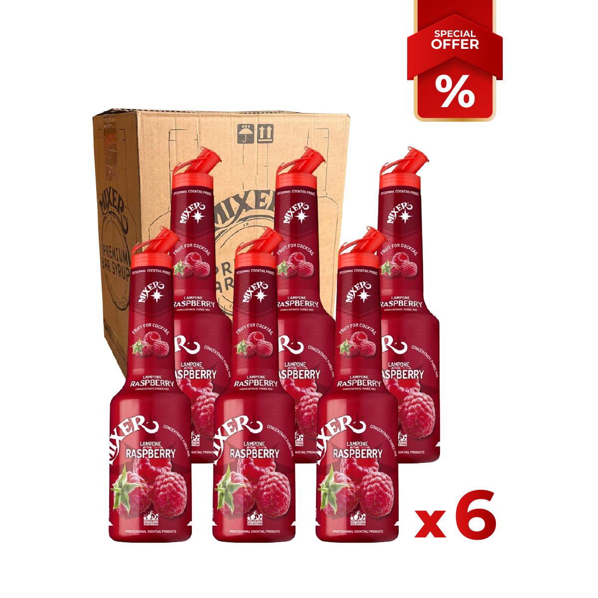 Raspberry Fruit Syrup Puree MIXER B2B