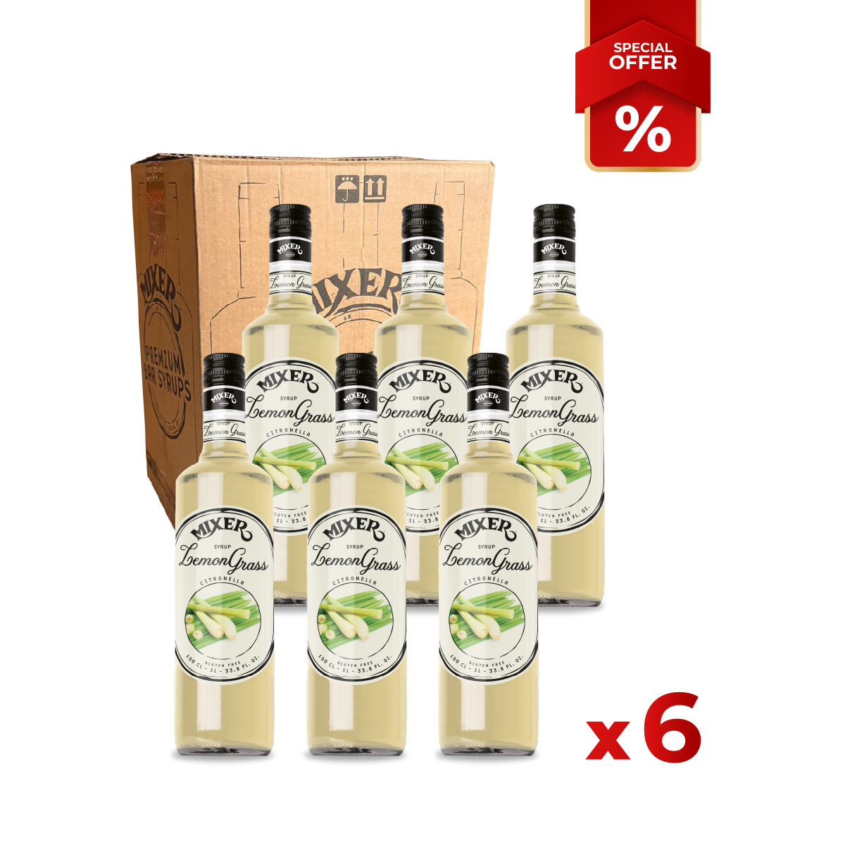 Lemongrass Syrup MIXER, 1L