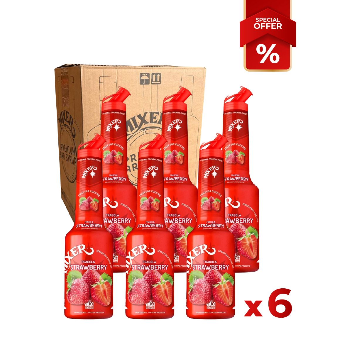 Strawberry Fruit Syrup Puree MIXER B2B