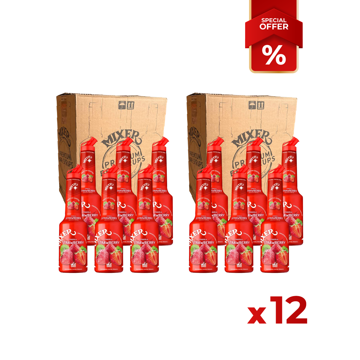 Strawberry Fruit Syrup Puree MIXER B2B