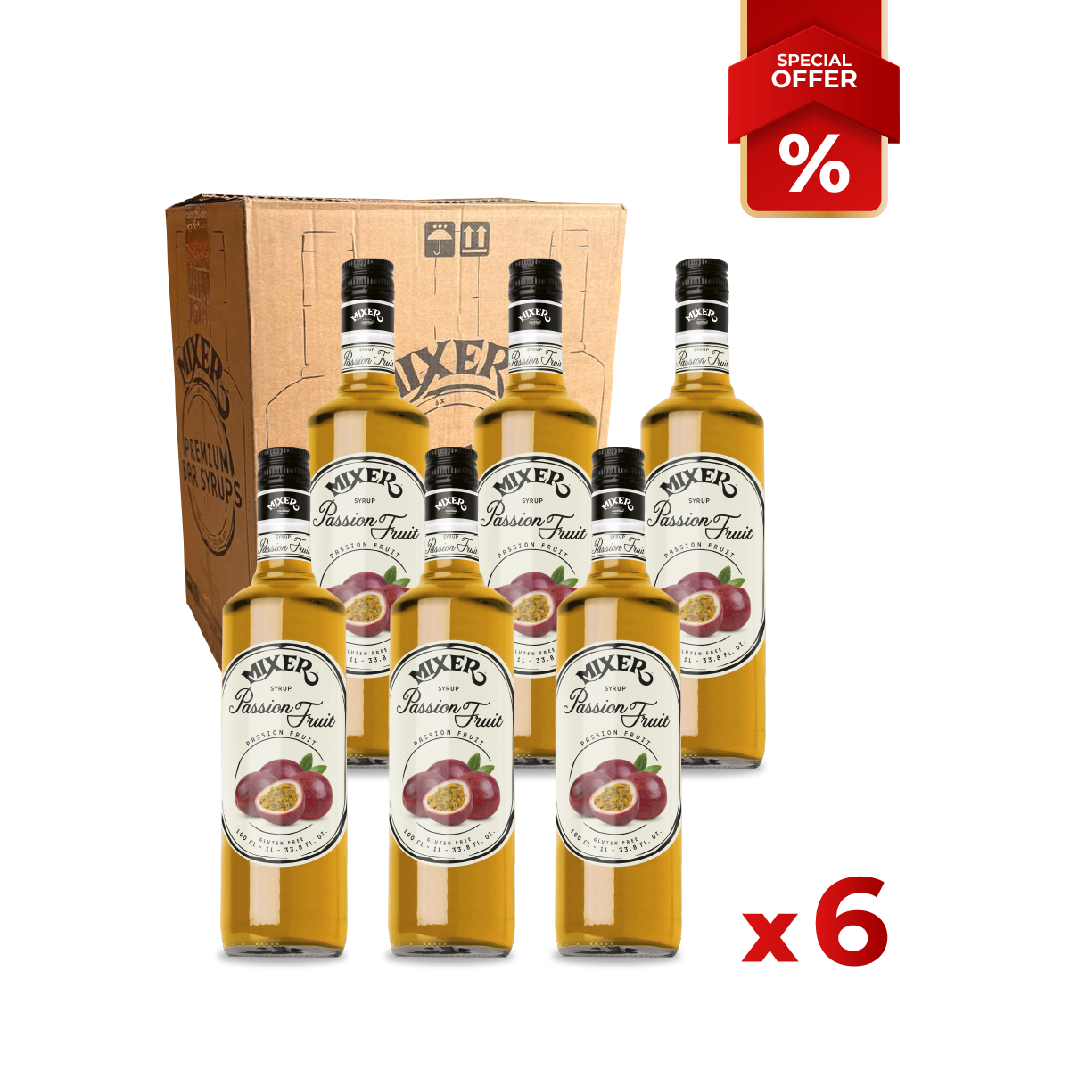 Passion Fruit Syrup MIXER, 1L