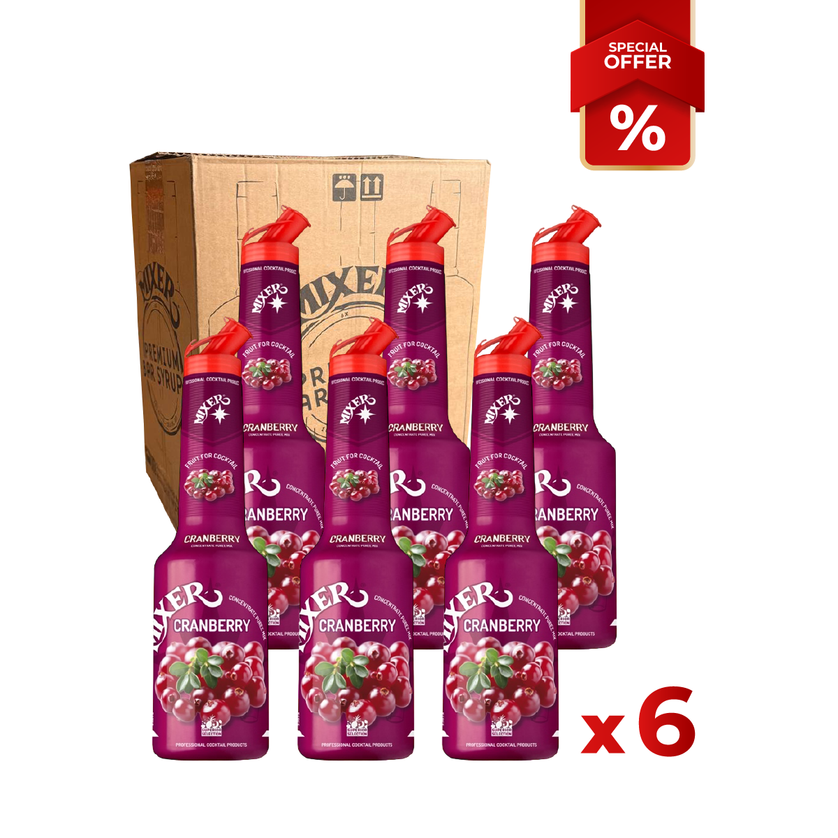 Cranberry Fruit Syrup Puree MIXER, B2B
