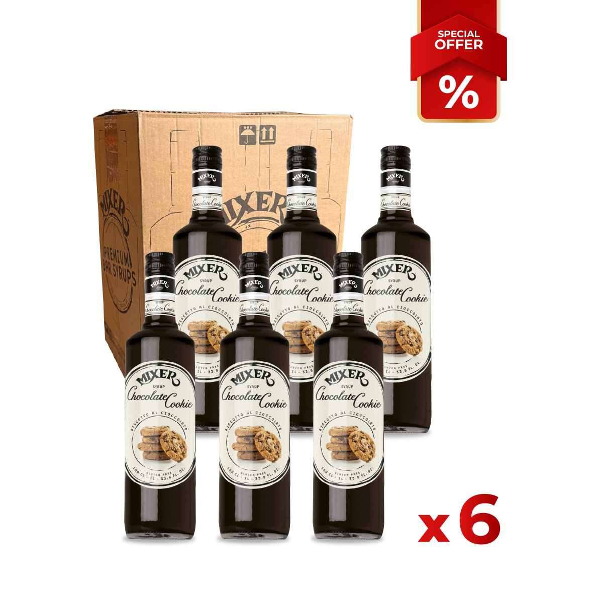 Chocolate Cookie Syrup MIXER, 1L