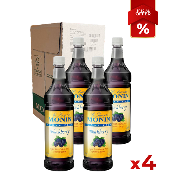 Blackberry Syrup Sugar Free MONIN, 1L
