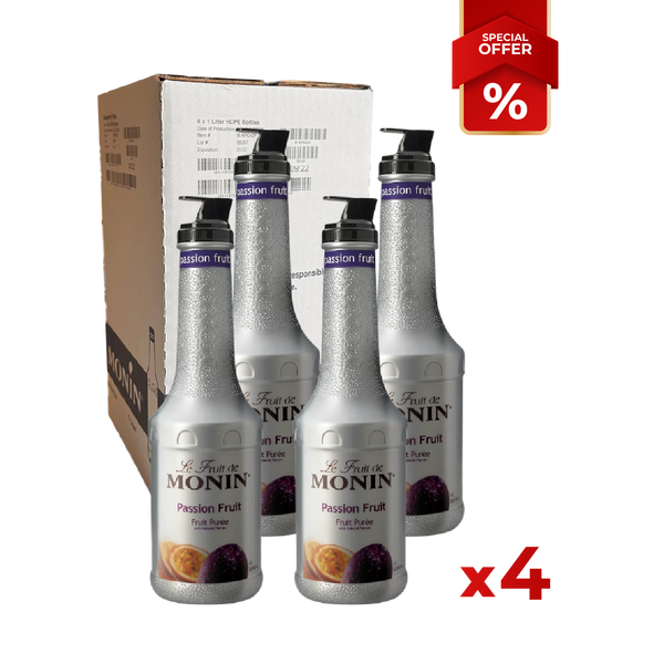 Passion Fruit Syrup puree MONIN, 1L B2B