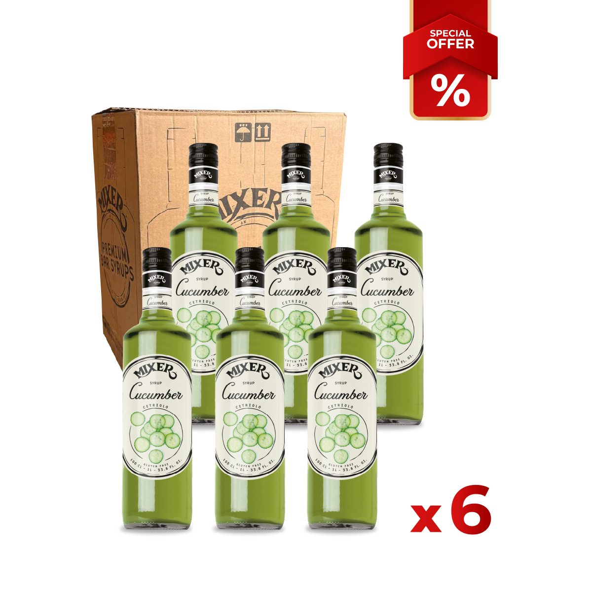 Cucumber Syrup MIXER, 1L