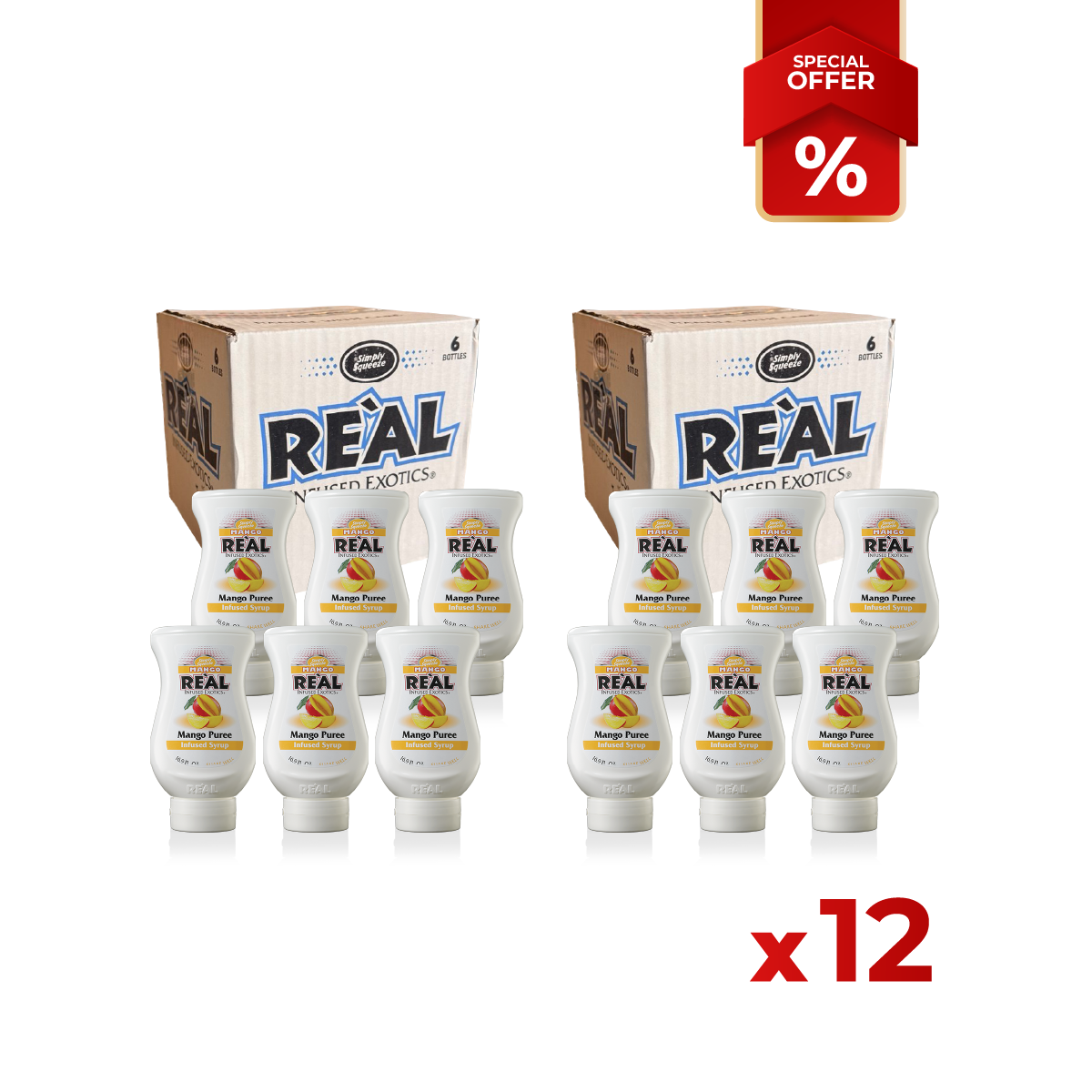 Mango Fruit syrup Puree REÁL, 500 ml