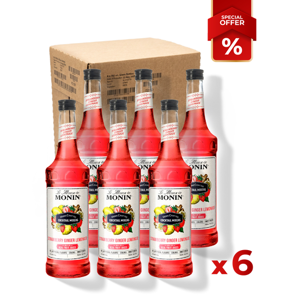 Strawberry-Ginger Lemonade Mix MONIN, 0,75L