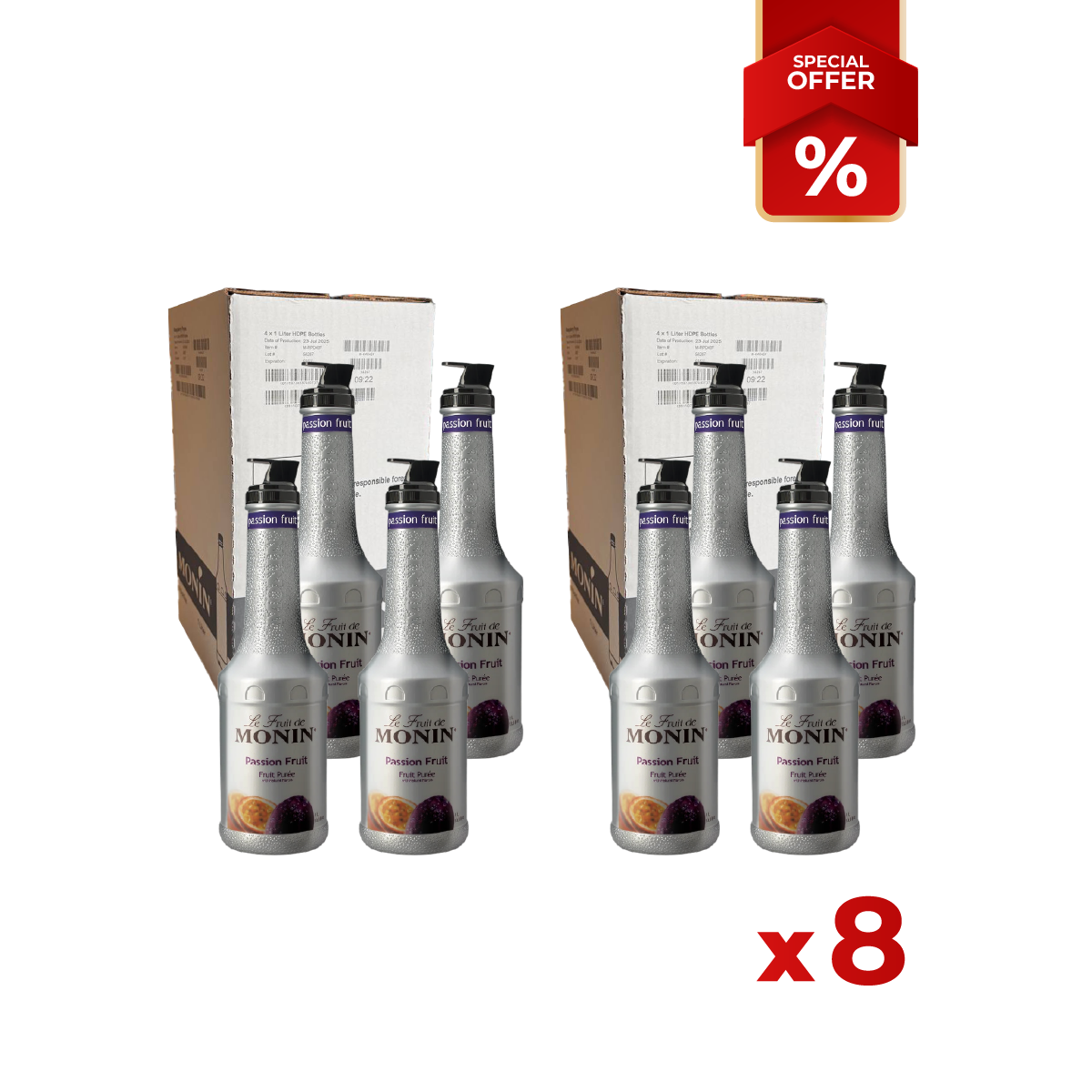 Passion Fruit Syrup puree MONIN, 1L B2B