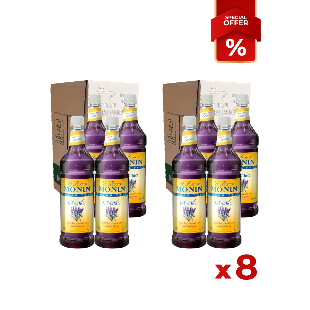 Lavender Syrup Sugar Free MONIN, 1L
