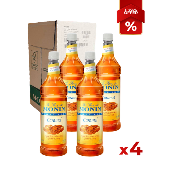 Caramel Syrup Sugar Free MONIN, 1L