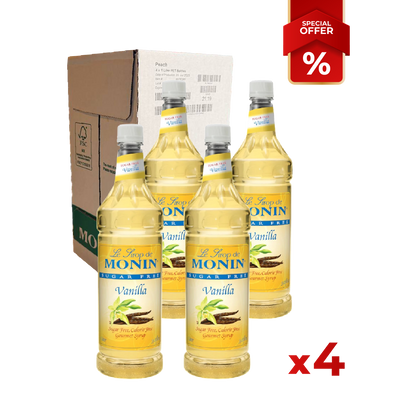 Vanilla Syrup Sugar Free MONIN, 1L